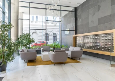Budapest home staging eladásra felkészített lakás lobby