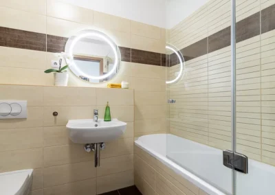 Budapest home staging eladásra felkészített lakás fürdőszoba