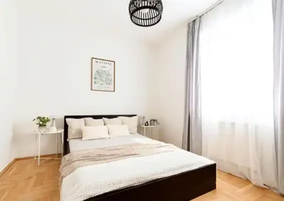 home staging eladásra felkészített ingatlan hálószoba